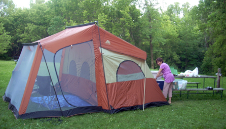 motorcycle camping - tent - www.motorcycles123.com